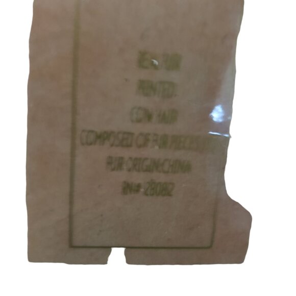 SH145 Dolce Vita NWOT Genuine Cow Hair Animal Print Zip Bootie 9.5 - Picture 6 of 8